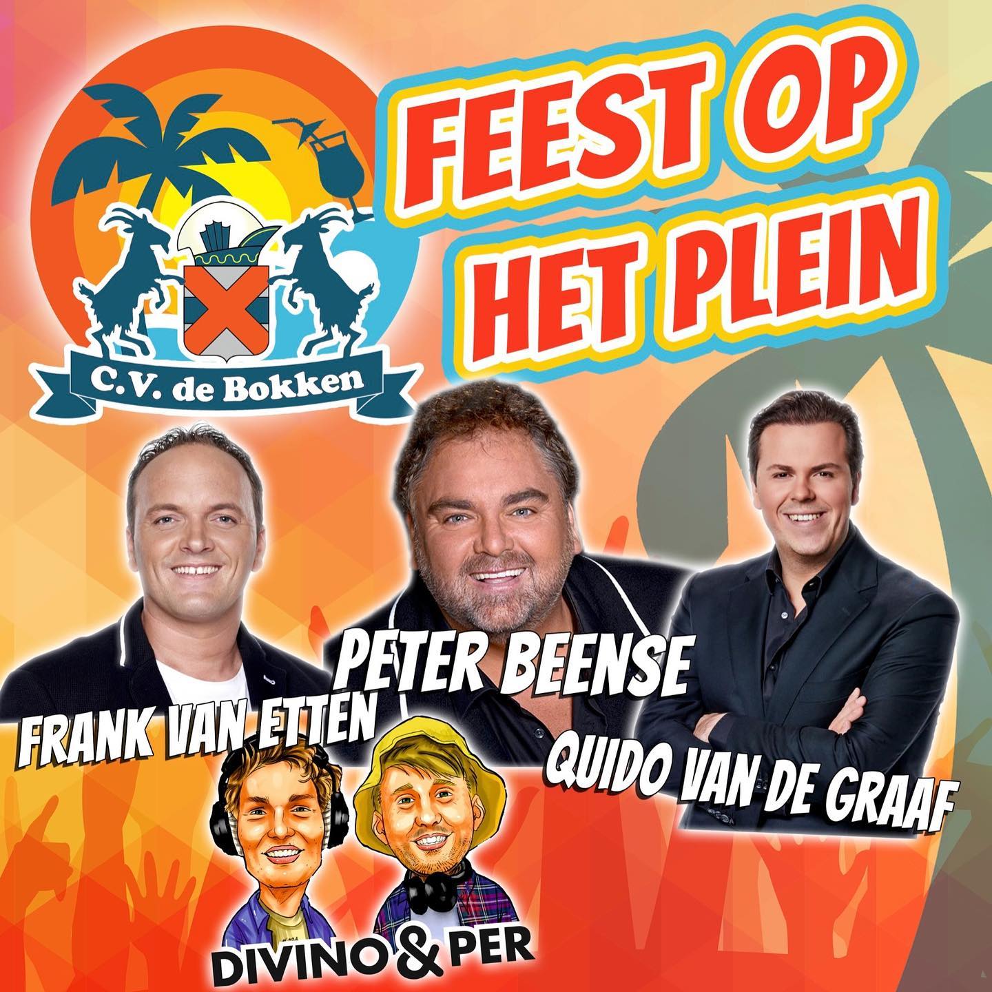 Feest Op Het Plein Voorhout | Muziekfestival Voorhout | C.V. De Bokken